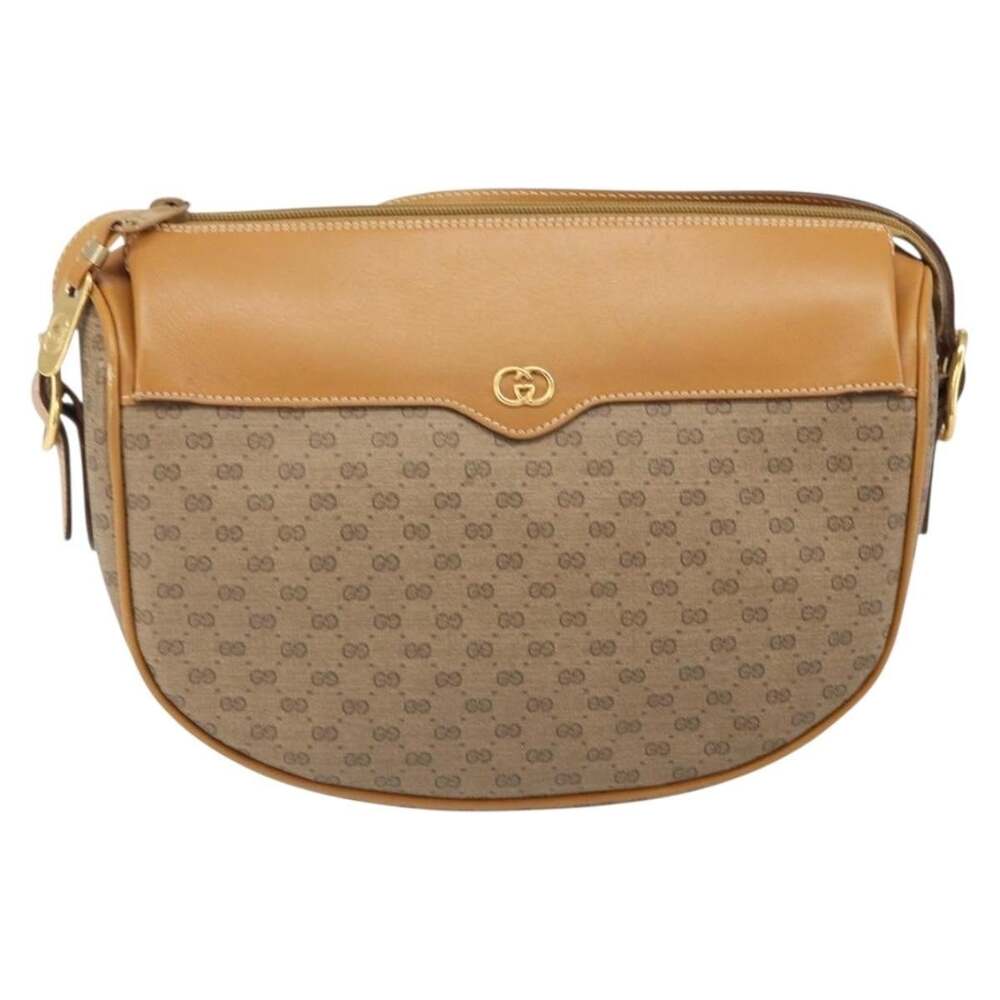 Gucci Micro GG Supreme Web Shoulder Bag Beige